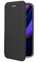 Луксозен кожен калъф тефтер ултра тънък Wallet FLEXI и стойка за Apple iPhone 12 Pro Max 6.7 черен